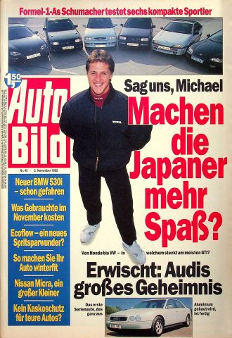 Deckblatt Auto Bild (45/1992)